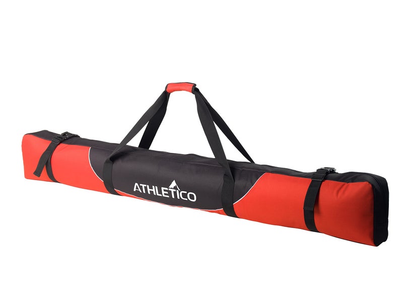 Athletico Mogul Padded Ski Bag - Fully Padded Single Ski Travel Bag (Red, 170cm) - Image 1